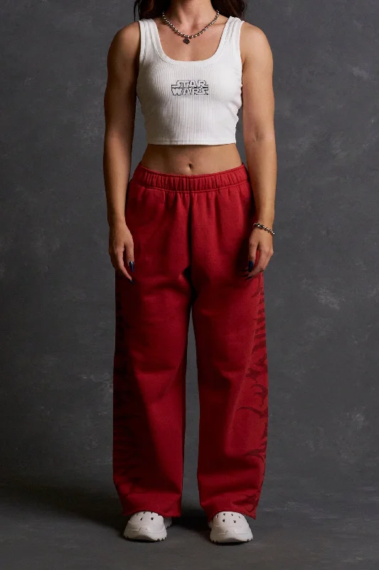 Timeless Elegance Wolf Iron Durst Sweats V2 in Roman Red