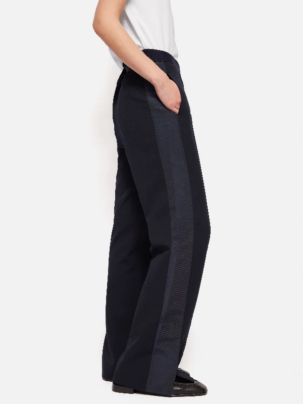 Forward Trendsetter Crepe Split Hem Jogger | Navy