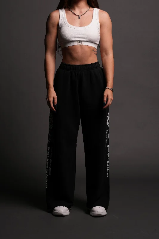 Women Wear Online Wolves Hesh Durst Sweats V2 in Black