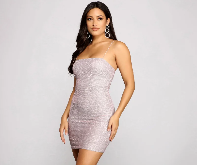 Versatile Wardrobe Essentials Issa Celebration Glitter Mini Dress