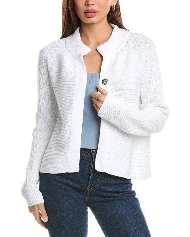 Insane Discount Onslaught Forte Cashmere Rib Mock Cardigan