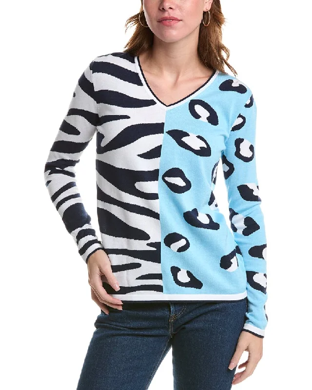 Chic Style, Always In Vogue Edinburgh Knitwear Anita Animal Sweater