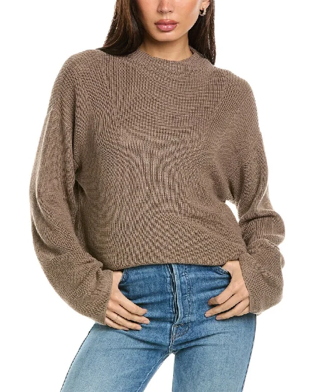 Chic Women's Clothing Online Nation LTD Julian Relaxed Funnel Neck