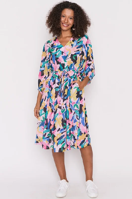 Limited Styles Carter Colour Block Garden Dress