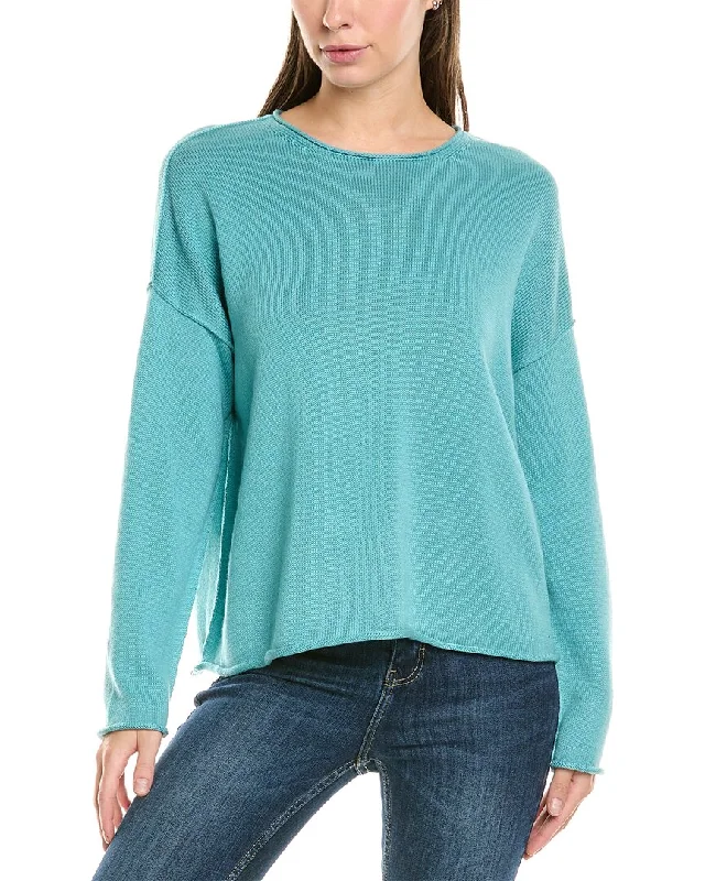 Comfortable Casual Women's Clothing EILEEN FISHER Boxy Pullover