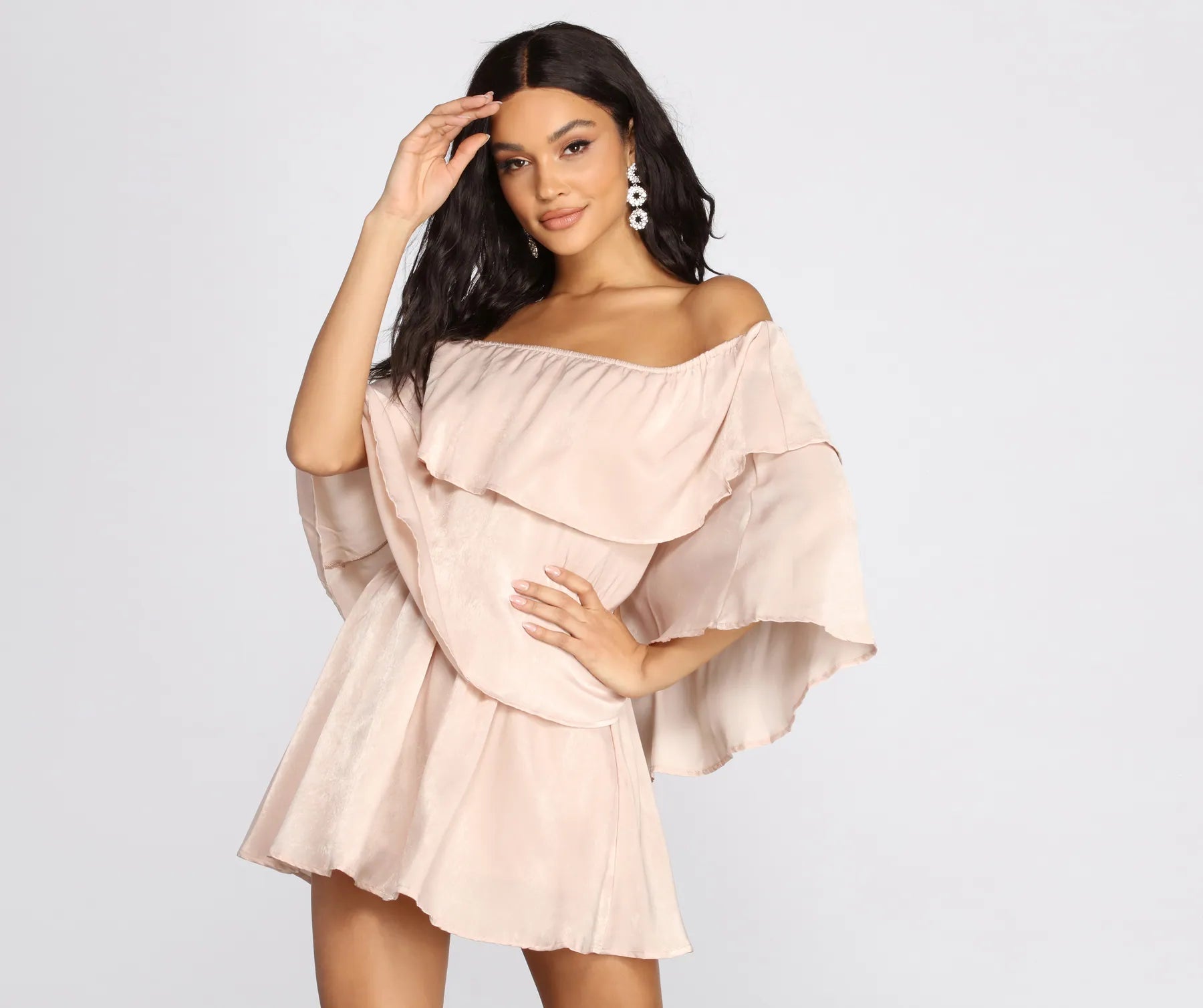 Chic Trend Collection Ravishing Ruffles Mini Dress