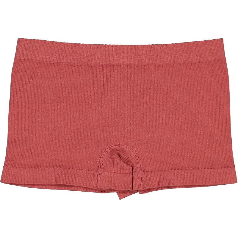 Style Breakthroughs Pink Ribbed Seamless Boyleg