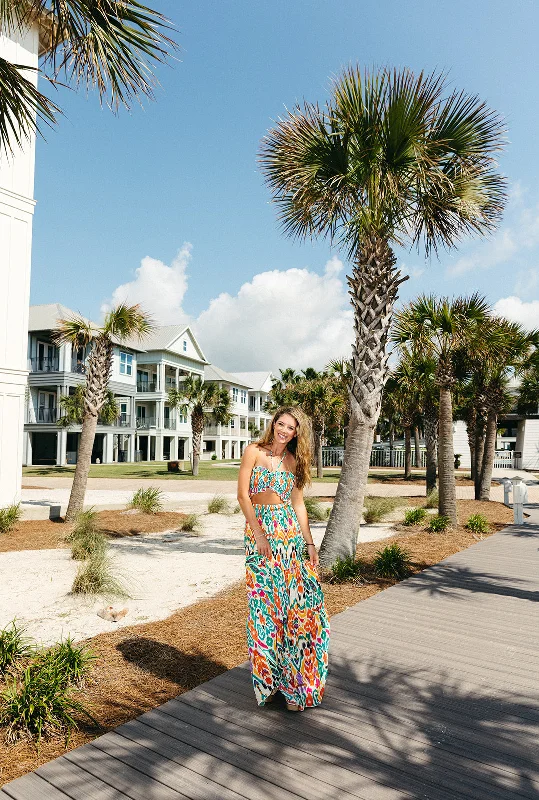 Women Wear Brands To The Island Maxi Dress - Multi