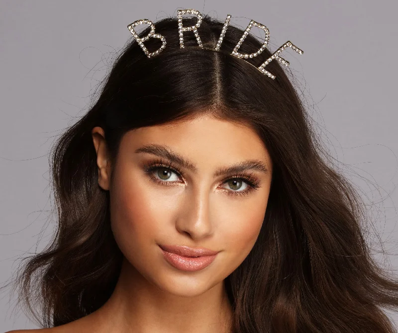 Style Redefined Here Comes The Bride Headband