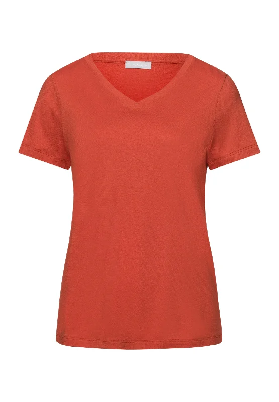 End Of Season Sale Clothing Sleep And Lounge Relaxed V-Neck T-Shirt | Ripe Apple 74842-2293