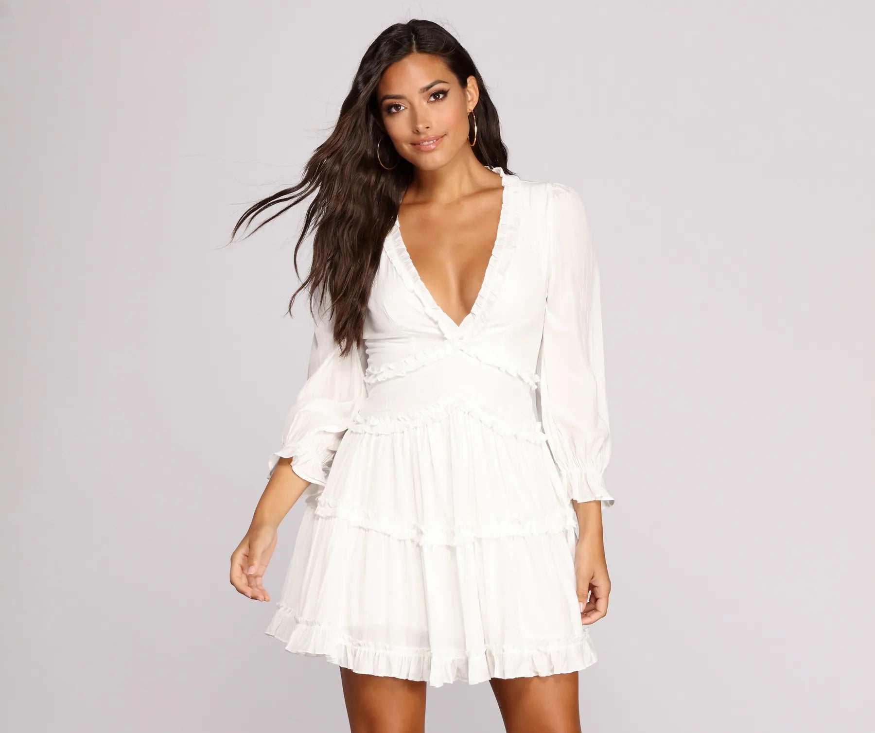 Fashion Essentials Lovely Little Linen Skater Dress