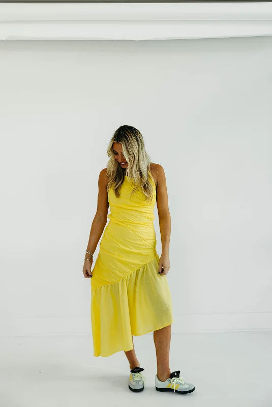 Budget-Friendly Fashion Emerson Midi Dress - Yellow