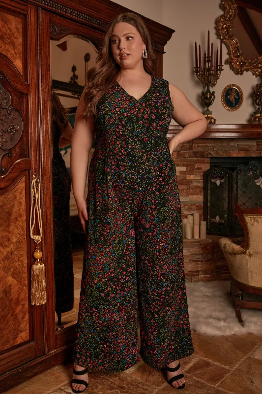 Mega Sale Garden State of Mind Larah Wide Leg Jumpsuit Curve