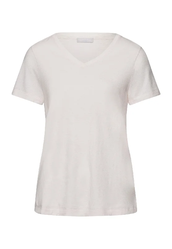 Flash Sale Online Sleep And Lounge Relaxed V-Neck T-Shirt | Rose Cream 74842-1393