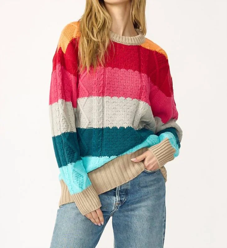 Women's Clothing Online Sale Camden Pullover In Oat Multi