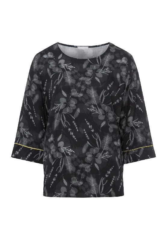 Fashion Women's Clothing Lilova Relaxed Woven Floral Top | Mystic Shadow 76160-2987