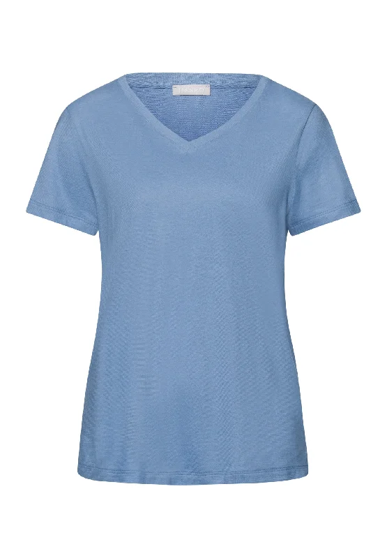 Sales Clothes Sleep And Lounge Relaxed V-Neck T-Shirt | Endless Blue 74842-2533