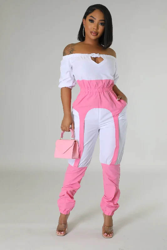 Summer Deals Barbie Feels Jumpsuit