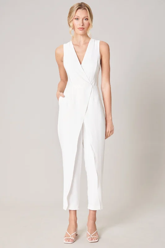 Trendsetter's Closet City Slicker Tulip Front Jumpsuit