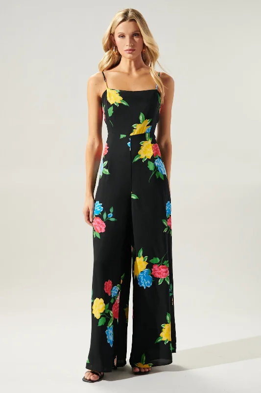 Seasonal Trends Cheyenne Floral Wide Leg Jumpsuit