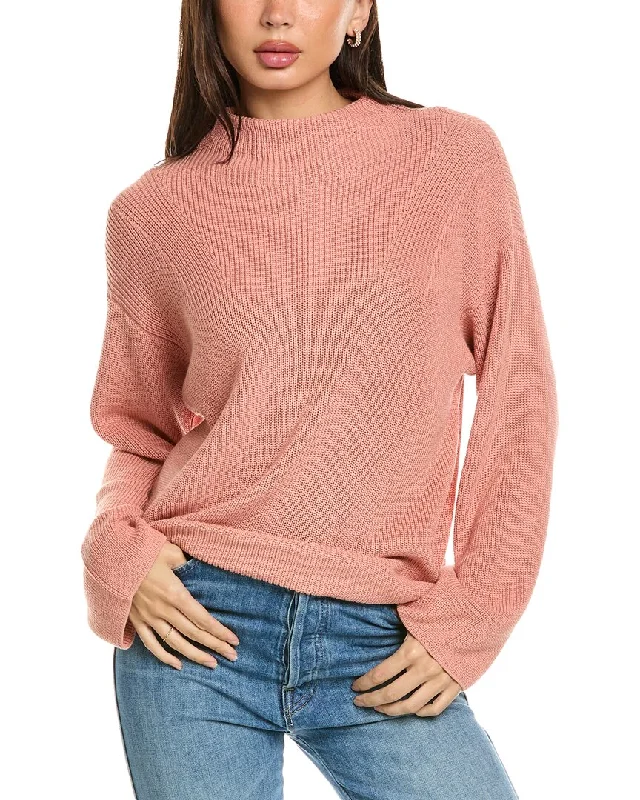 Modern Women's Apparel Nation LTD Julian Relaxed Funnel Neck