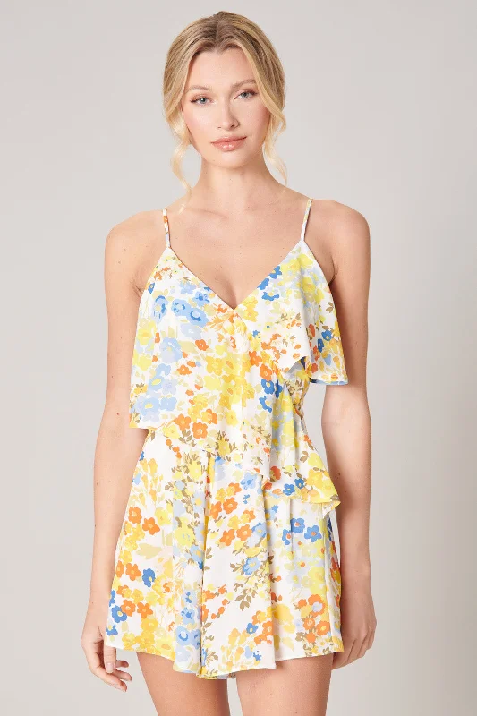 Comfortable Chic Simmzy Floral Cece Romper