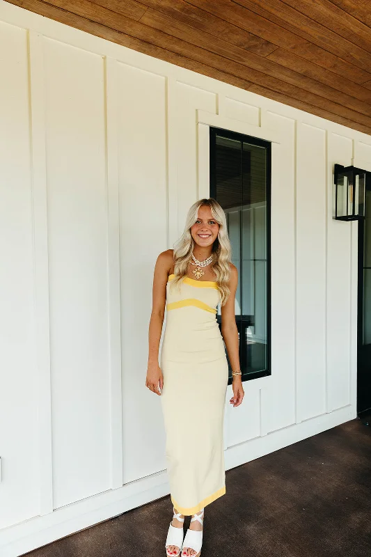 Effortless Chic Apparel Loved By You Maxi Dress - Yellow