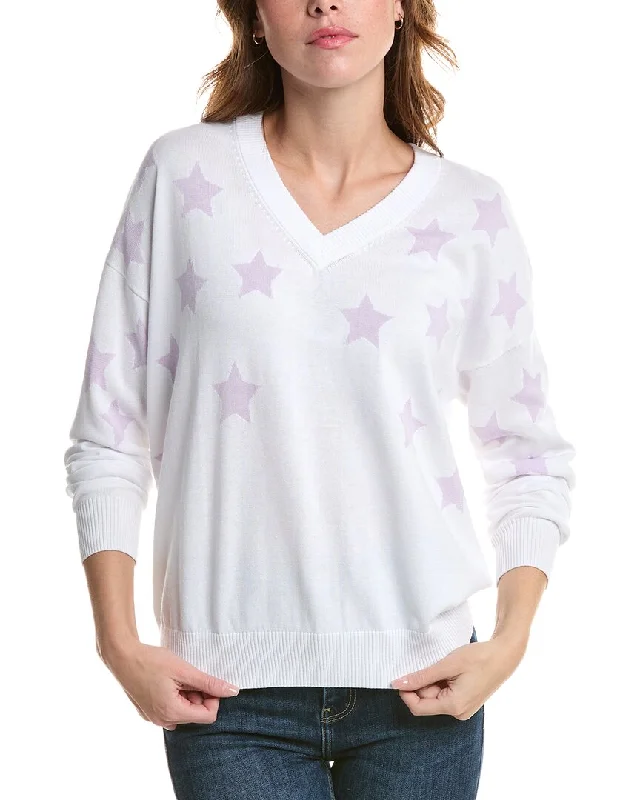 Redefining Women's Style Edinburgh Knitwear Scattered Star Sweater