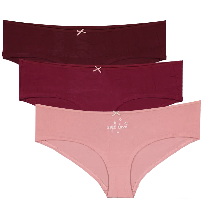 Dive Into Trendy Women's Fashion Hipster Panties 3 Pack