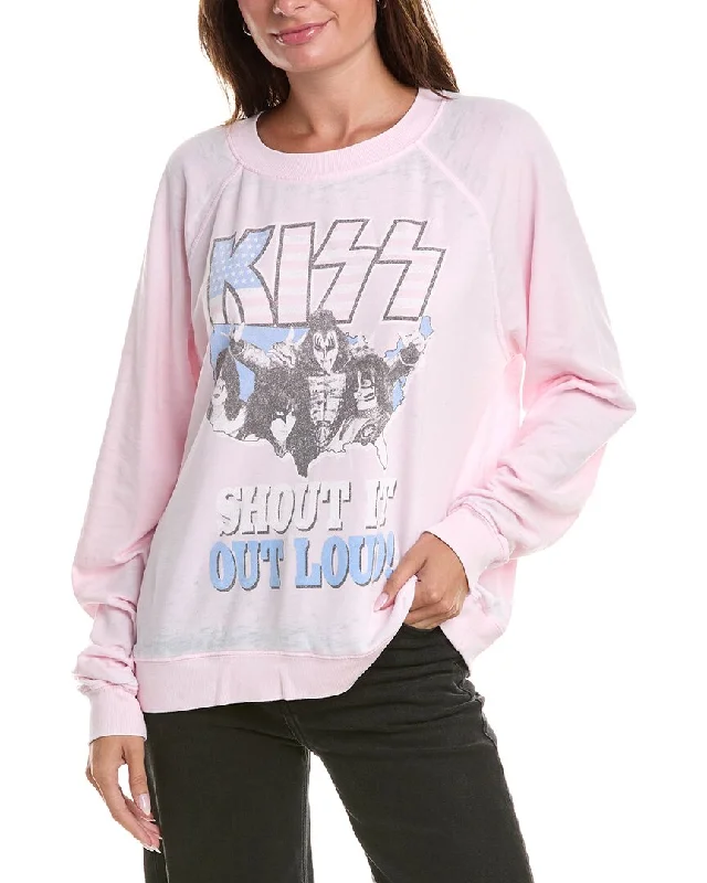 Latest Fashion for Women Recycled Karma KISS Shout It Out Loud! Pullover