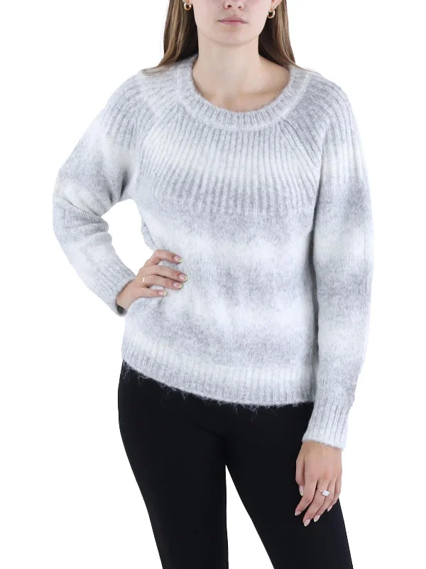 Stylish Loungewear for Women Womens Striped Pullover Crewneck Sweater