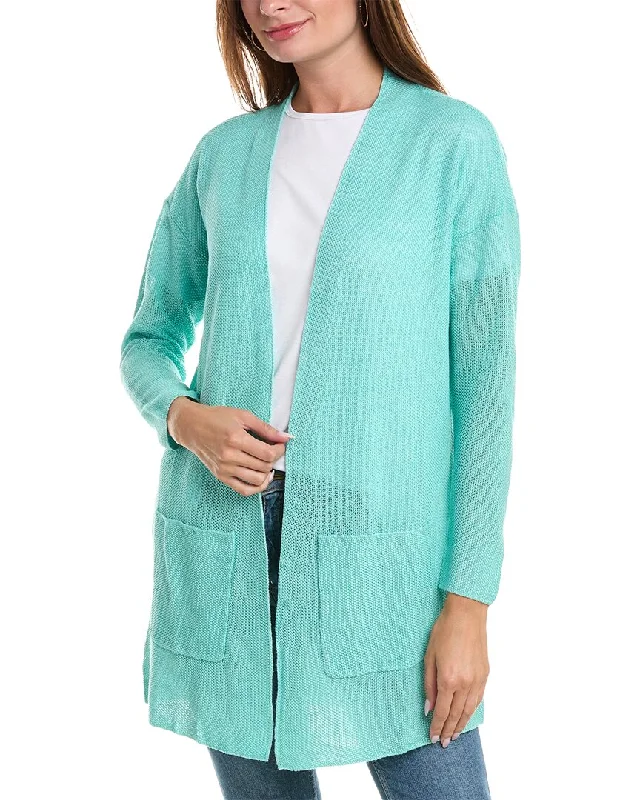 Trendy Women's Apparel for All Seasons EILEEN FISHER Linen Cardigan