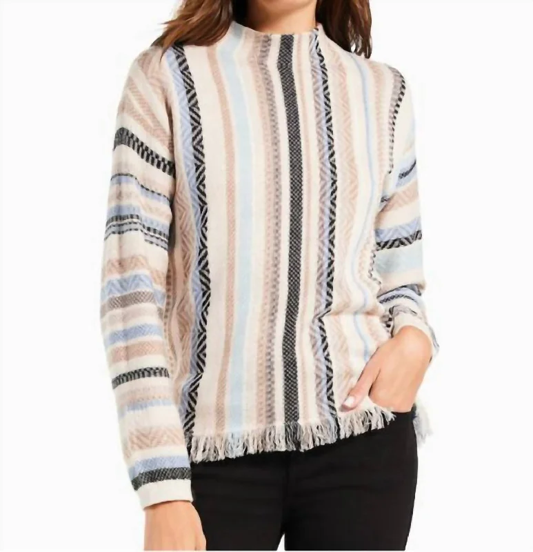 Wardrobe Upgrade Early Frost Sweater In Neutral Multi