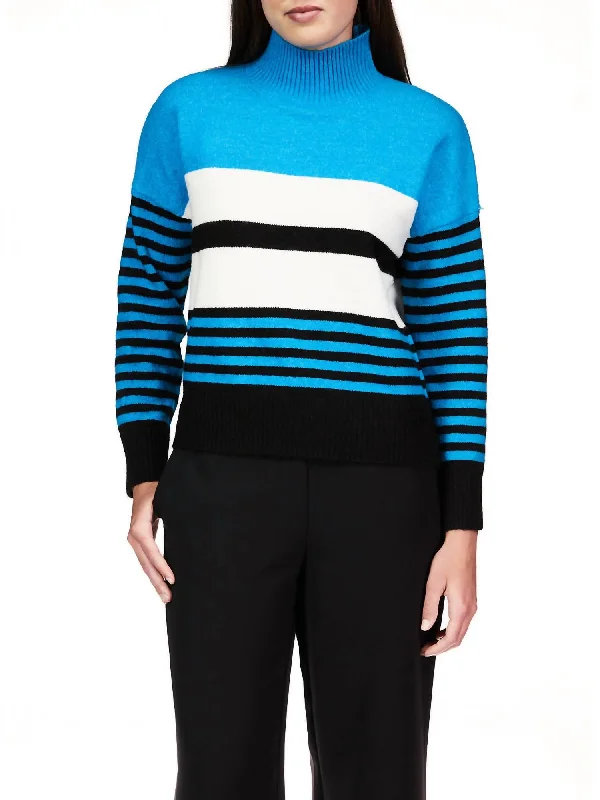 Outlet Clothing Cruise Sweater In Blue Moon Stripe