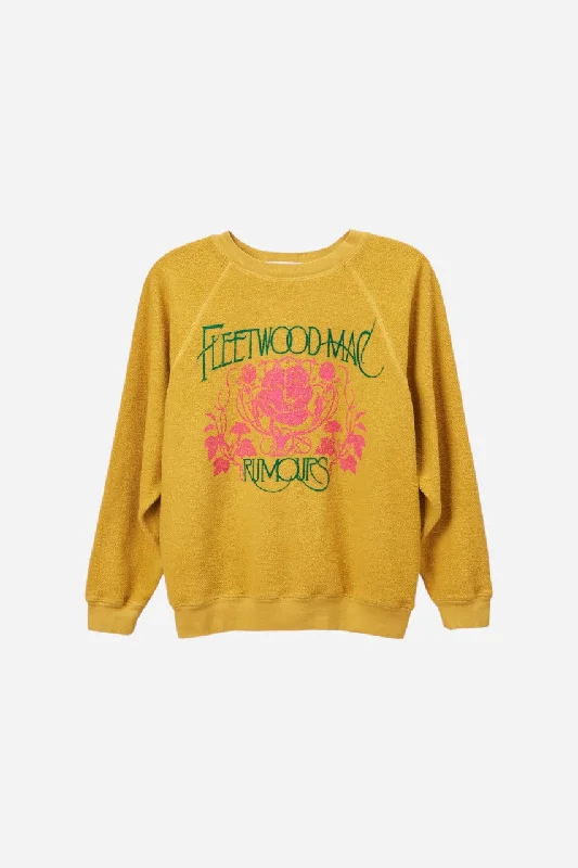 Crazy Discounts, Hurry Up Daydreamer LA Fleetwood Mac Floral Reverse Sweatshirt