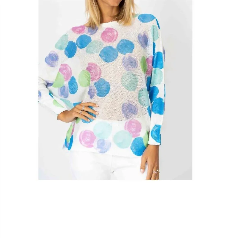 Bundle Offer Batwing Sweater In Aqua