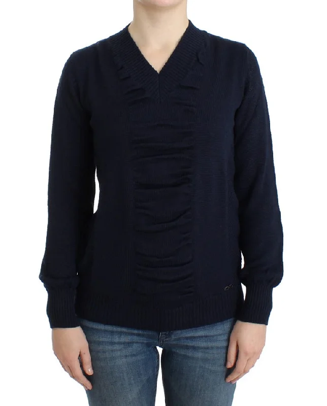 Stylish Savings Costume National   V-neck wool Women's sweater