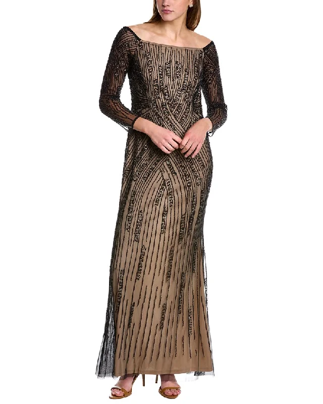 Clearance Sale, All Cheap Adrianna Papell Beaded Gown