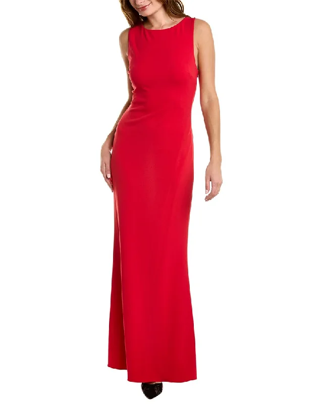 Women's High Street Fashion Badgley Mischka Crisscross Gown