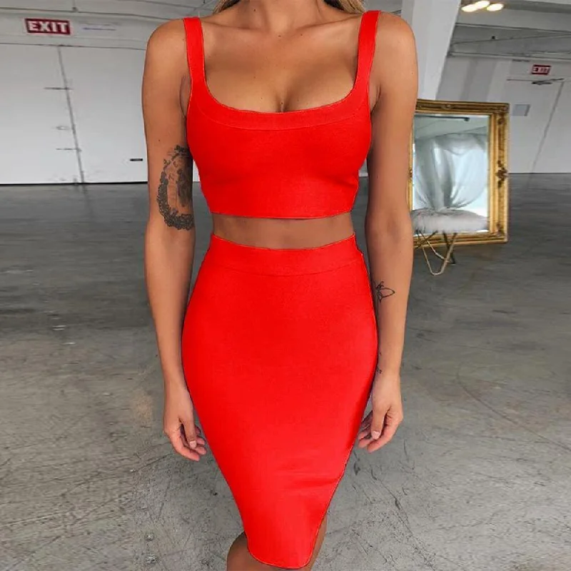 Style Redefined Bandage dress sets