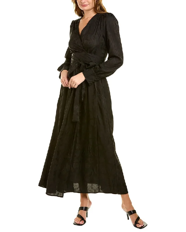 Ride The Style Wave Beulah Wrap Maxi Dress