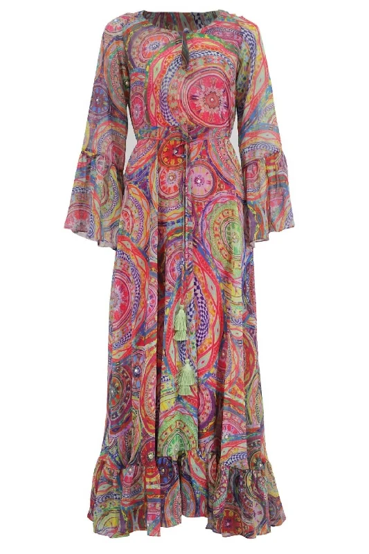 Vintage Women's Fashion Charisma Dress in Mystic