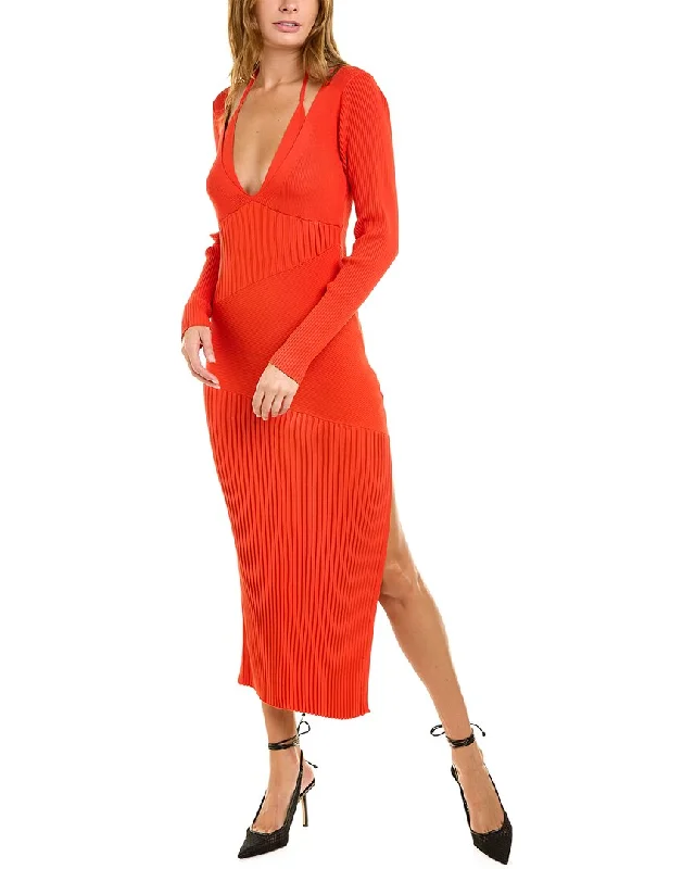 Day To Night Styles Nicholas Aman Ribbed Midi Dress