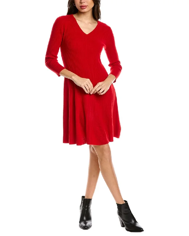 Special Offers, Don't Miss sofiacashmere A-Line Cashmere Sweaterdress