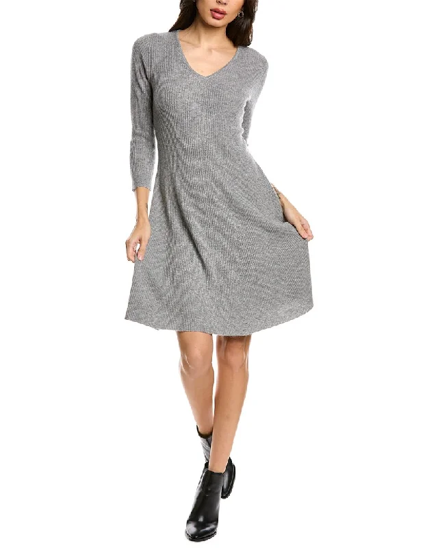 Best Sellers sofiacashmere A-Line Cashmere Sweaterdress