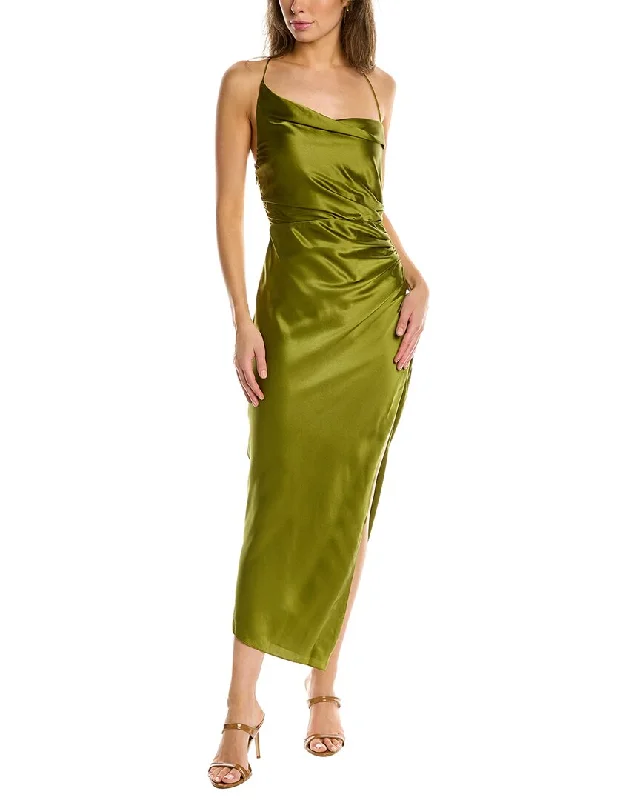 Runway Inspired Wear The Sei Silk Midi Dress