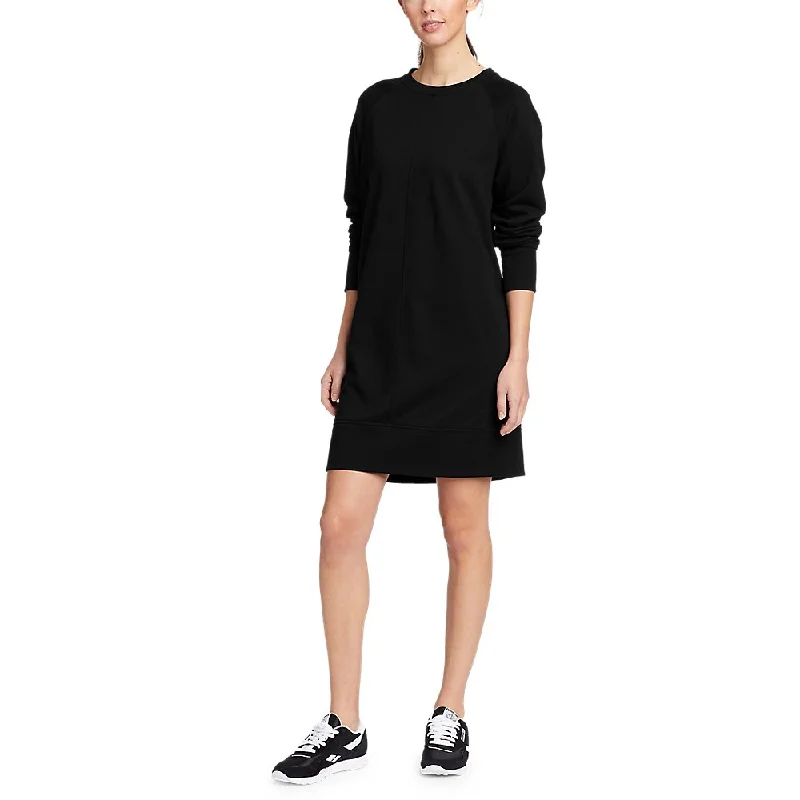 Luxury Women's Clothing Women's Camp Fleece Long-Sleeve Crew Dress